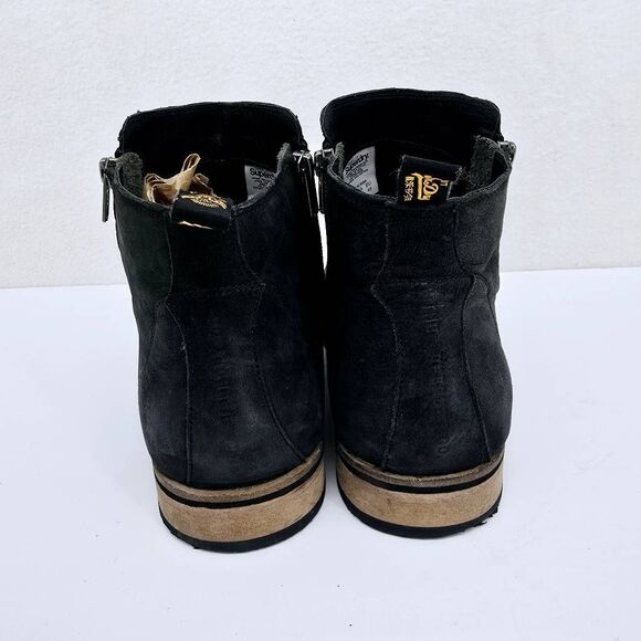 Superdry Chukka Men's Zipper Boots Suede Gray 11 - Picture 6 of 10